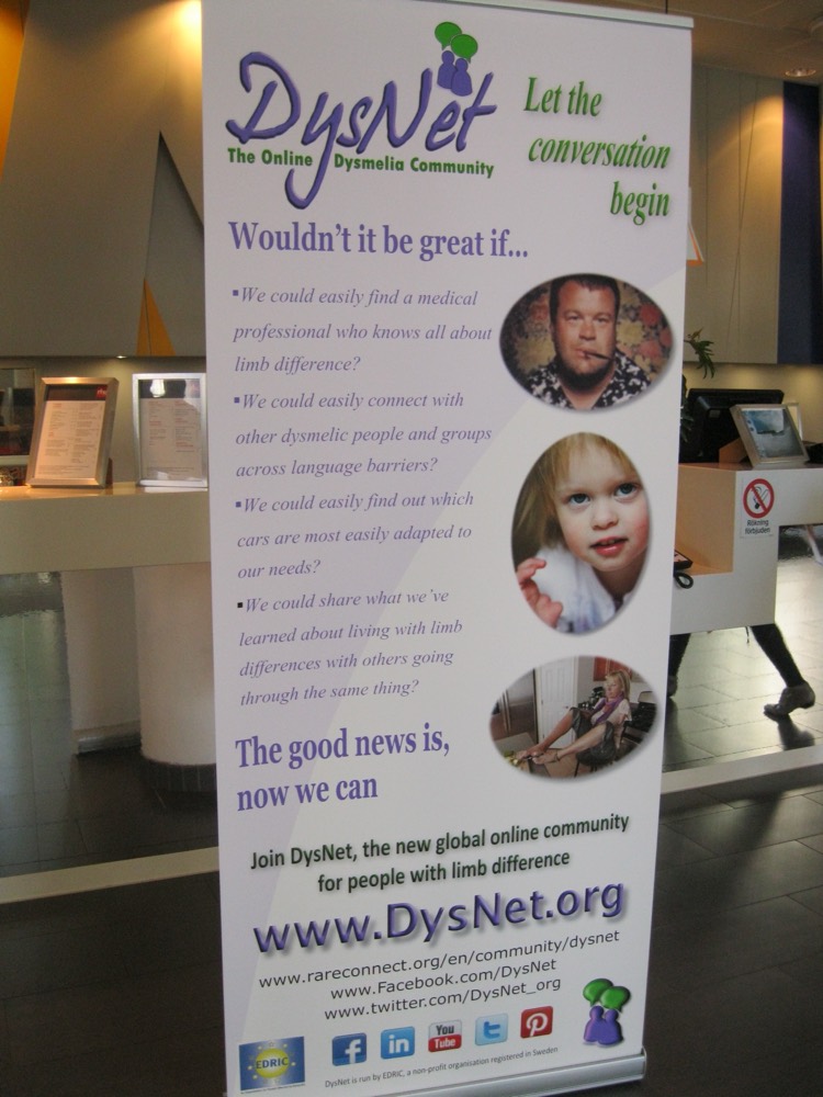 The original DysNet launch banner: Let the conversation begin